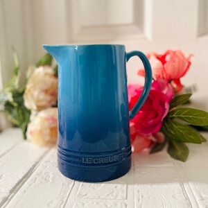 New Le Creuset Stoneware Pitcher Azure Blue 1.5 L